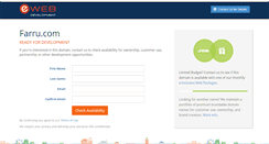 Desktop Screenshot of farru.com